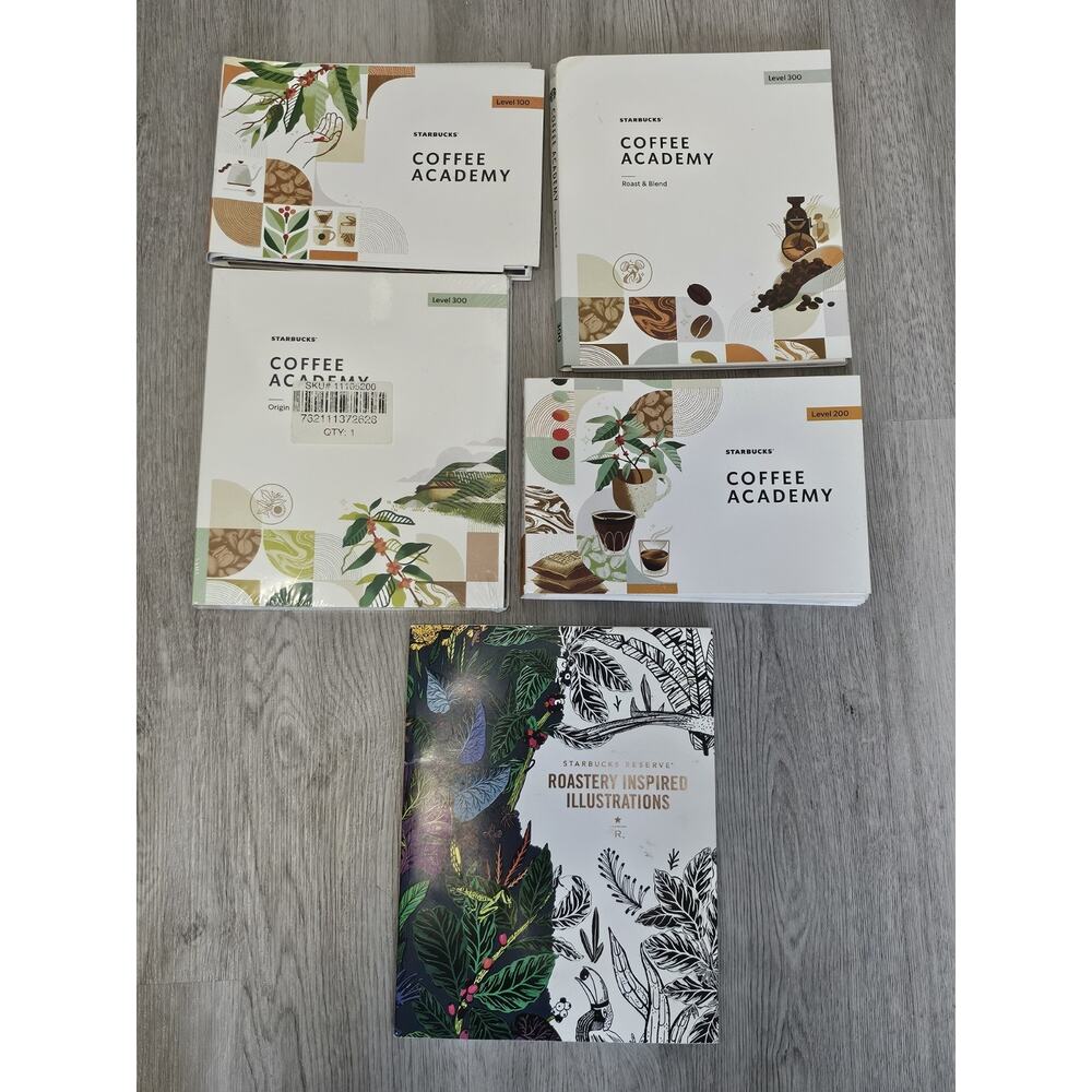 Starbucks Coffee Academy Book Set Employee Instructional Manuals